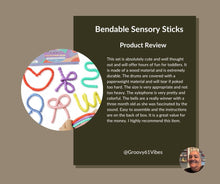 Load image into Gallery viewer, Hepotk Sensory Fidget Sticks - 6PCS Silicone Fidget Toy Pack with Mixed Textures, Random Colors & Styles | Stress Relief Toys for Autistic Kids 3+ & Adults | Must-Have for Travel, School & Home