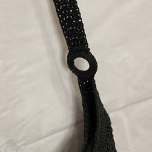 Load image into Gallery viewer, Liz Claiborne Black Crochet Purse tote (pre-owned)