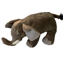 Load image into Gallery viewer, Wild Republic 2012 Gray Elephant with Tusk 11" Plush Toy (Pre-owned)