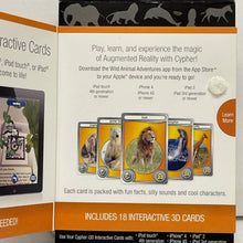 Load image into Gallery viewer, i3D Interactive Learning Cards Wild Animal Adventures 2012 Cypher Kids Club