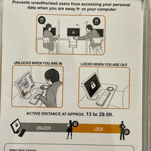 Load image into Gallery viewer, VuPoint 2012 EZ Secure Keychain USB Proximity Computer Lock