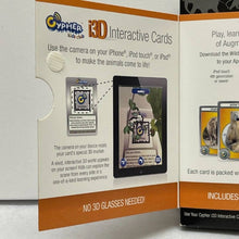 Load image into Gallery viewer, i3D Interactive Learning Cards Wild Animal Adventures 2012 Cypher Kids Club
