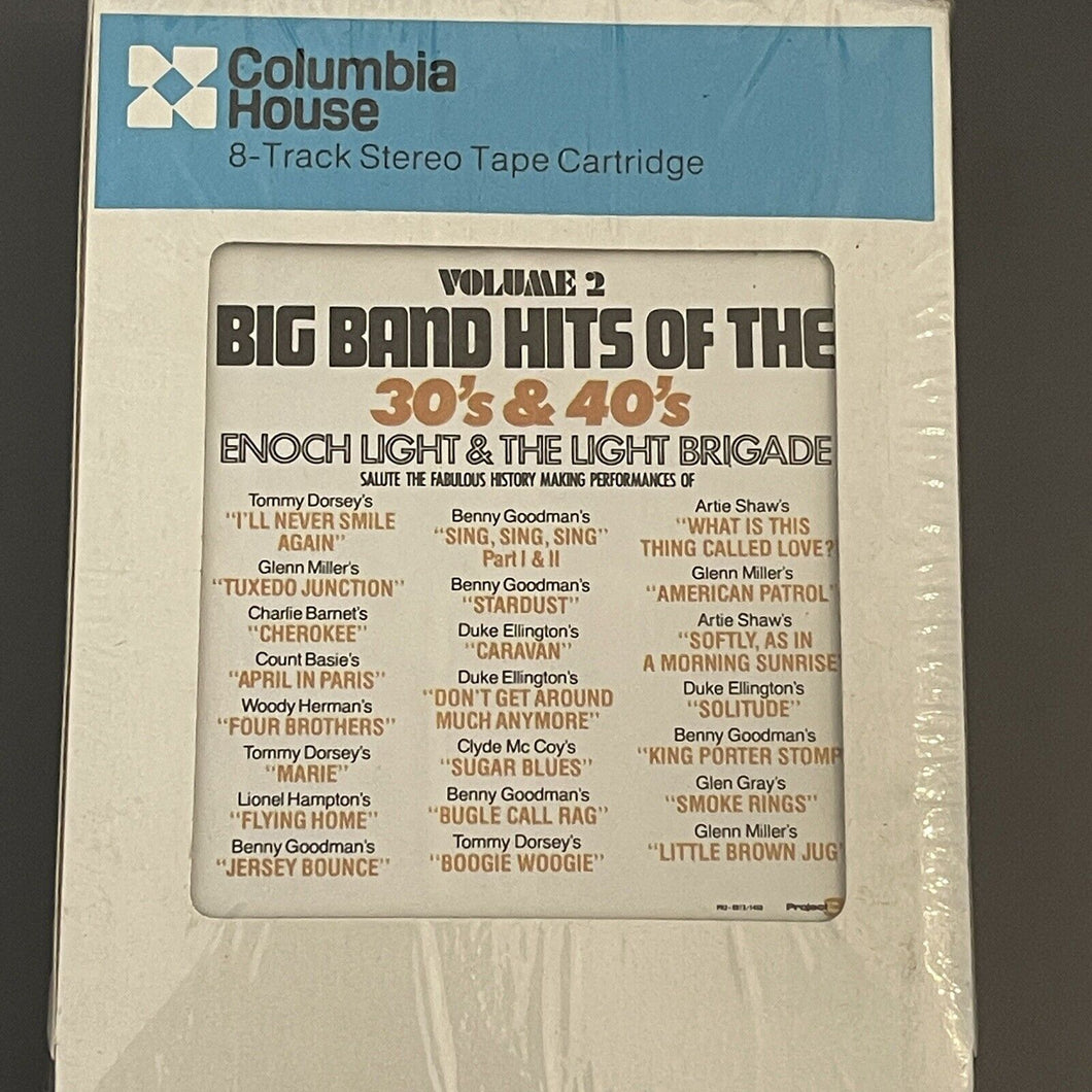Vintage Big Band Hits 30S 40S Vol 2 Columbia House 8-Track Stereo Cartridge (Pre-owned)