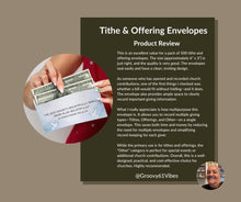 Load image into Gallery viewer, Offering Envelopes for Church, 500 Count, Tithes and Cash Envelopes for Church Donations