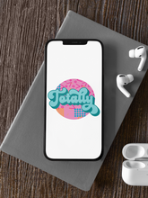 Load image into Gallery viewer, 1980's Retro Lingo Stickers - Totally 2.0" x 1.6" Die Cut