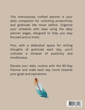 Load image into Gallery viewer, Windcatcher 90 Day Daily Planner with Notes of Gratitude