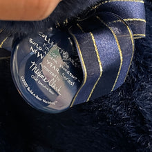 Load image into Gallery viewer, Build-A-Bear 2001 New Year Navy Blue Bear Plush (Pre-owned) Bear 13" BABW Workshop