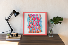 Load image into Gallery viewer, Motivational Beach Stickers - You Got This 1.7" x 2.0" Die Cut