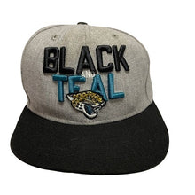 Load image into Gallery viewer, New ERA NFL Jaguars black teal football 7.25 Baseball Cap Hat (pre-owned)