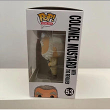 Load image into Gallery viewer, Funko Pop Retro Clue Colonel Mustard with Revolver #53 Vinyl Figure Targetcon