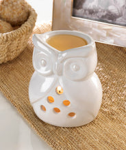 Load image into Gallery viewer, White Ceramic Owl Oil Warmer
