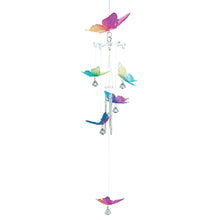 Load image into Gallery viewer, Rainbow Butterfly Windchimes Wind Chime Acrylic