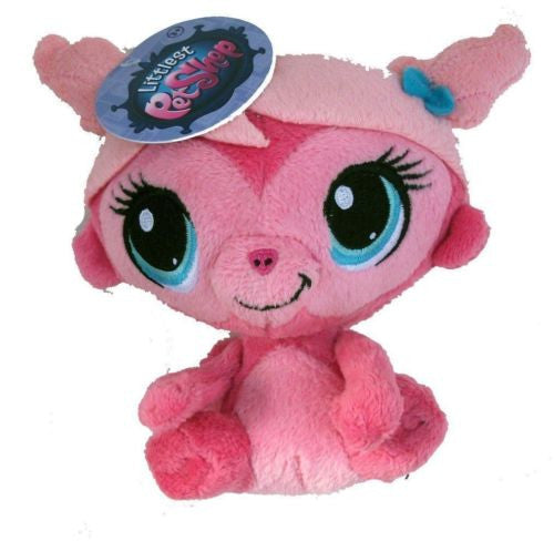 Littlest Pet Shop Pink Minka Mark Monkey By Funrise Plush Animal
