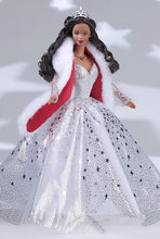 Load image into Gallery viewer, Mattel 2001 Holiday Celebration Barbie Doll African American #50305