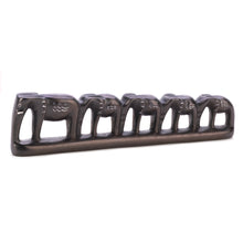 Load image into Gallery viewer, African Serengeti Herd Elephant Safari Parade SoapStone Decor Figurine