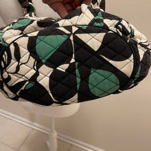 Load image into Gallery viewer, Vera Bradley Green & Blue Floral Purse tote (Pre-owned)