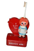 Load image into Gallery viewer, 1973 Raggedy Ann Battery Powered Tooth Brush Set Bobbs Merrill Co (Pre-owned)
