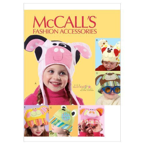 McCall's M6616 Patterns Children's Hats Pattern, All Sizes