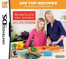 Load image into Gallery viewer, America'S Test Kitchen: Let's Get Cooking Nintendo DS 300 Recipes SEALED