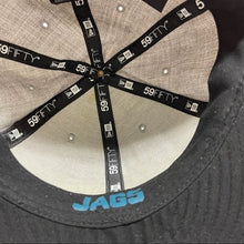 Load image into Gallery viewer, New ERA NFL Jaguars black teal football 7.25 Baseball Cap Hat (pre-owned)