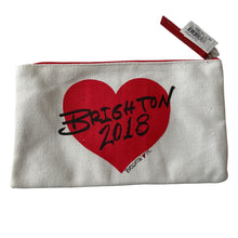 Load image into Gallery viewer, Brighton's 2018 Fashionistas Promo Canvas Zippered Pouch