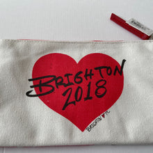 Load image into Gallery viewer, Brighton's 2018 Fashionistas Promo Canvas Zippered Pouch