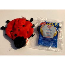 Load image into Gallery viewer, Ty Beanie Baby Lucky the Ladybug &amp; McDonald’s Teenie beanie #5 (Pre-owned)
