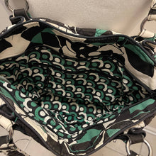 Load image into Gallery viewer, Vera Bradley Green & Blue Floral Purse tote (Pre-owned)