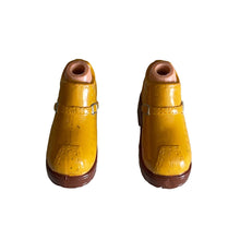 Load image into Gallery viewer, Bratz Boyz Doll Feet Mustard slip on shoe side buckles (Pre-owned)
