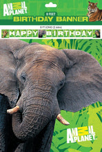 Load image into Gallery viewer, Animal Planet 8-Feet Birthday Banner Plastic