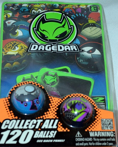 DaGeDar 2 Supercharged Ball Bearing & Display Trading Cards Random Colors