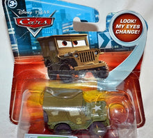 Load image into Gallery viewer, Disney Pixar Cars Sarge Look my Eyes Change Vehicle #30 1:55