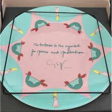 Load image into Gallery viewer, Claudia Schiffer "The tortoise is the symbol for peace & protection" Whatever it Takes Collector Plate (Pre-owned)