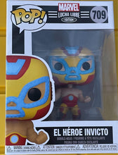 Load image into Gallery viewer, Funko Pop Marvel Lucha Libre Edition El Hero Invicto #709 Vinyl Figure