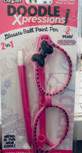 Load image into Gallery viewer, CRA-Z-ART 2014 Doodle Xpressions Decorative Cheetah Bow Glasses & Pens