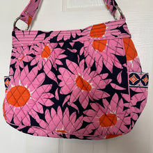 Load image into Gallery viewer, Vera Bradley Reversible Loves Me Pink Floral Shoulder Strap Purse Retired