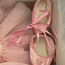 Load image into Gallery viewer, American Girl Doll Pink Ballerina Pretty Tutu, Silver Doll Crown & Slippers