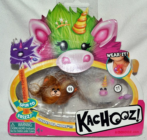 Kachooz Moops Pencil Toppers Frizz Hair #69 and #77