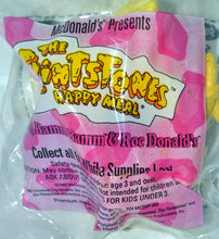 Load image into Gallery viewer, McDonald's 1993 Flintstones Betty, Bamm-Bamm & Rock Toy