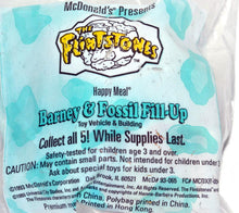 Load image into Gallery viewer, McDonald's 1993 Flintstones Barney & Fossil Fill-up Toy