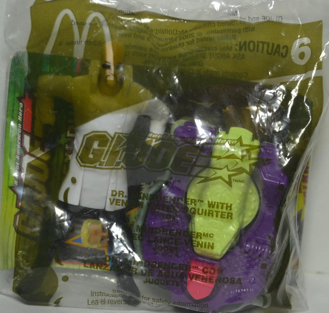 McDonald's 2004 GI Joe Dr Mindbender Water Shooter Toy #6