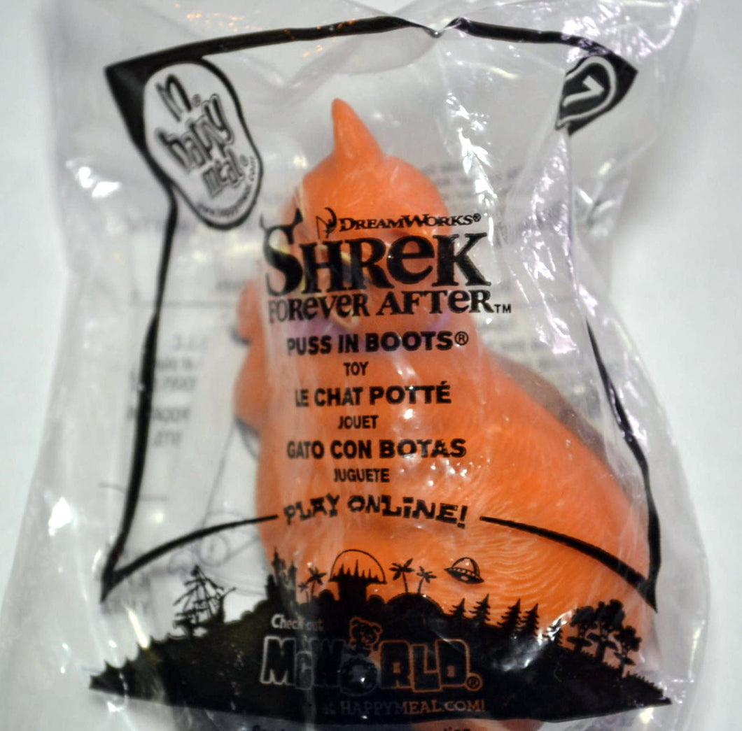 McDonald's 2010 Dreamworks Shrek Forever After Puss in Boots Cat Toy #7