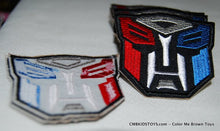 Load image into Gallery viewer, Robot Prime Patch Embroidered Iron on Patch Applique 2.75" x 2.35"