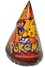 Load image into Gallery viewer, Designware Pokemon Ash &amp; Pikachu Party Cone Hat - 8 Count Party Hats
