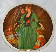 Load image into Gallery viewer, Vtg Bradford Exchange Norman Rockwell Plate 1984 Grandma's Courting 8.2" Mothers Day (Pre-owned)