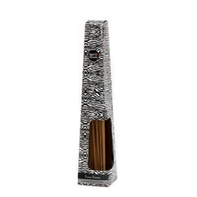 Load image into Gallery viewer, Zebra Print Woodsy Incense 40 Sticks with holder

