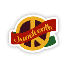 Load image into Gallery viewer, Afrocentric Stickers - Juneteenth Celebration 2.0" x 1.5" Die Cut