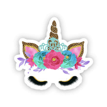 Load image into Gallery viewer, Unicorn Stickers - I'm a beautiful Rainbow Unicorn Face