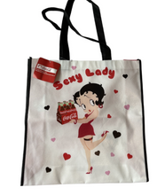 Load image into Gallery viewer, Betty Boop And Coca-Cola "Sexy Lady" Large Reusable Tote #60173