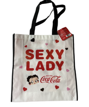 Load image into Gallery viewer, Betty Boop And Coca-Cola "Sexy Lady" Large Reusable Tote #60173